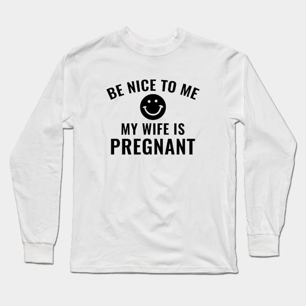 Be Nice To Me Long Sleeve T-Shirt by VectorPlanet